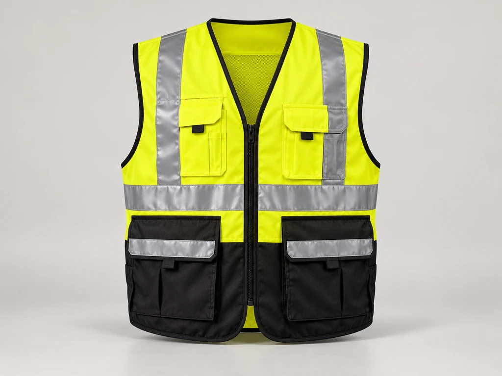 Gilet haute visibilité multipoches — visuel illustratif