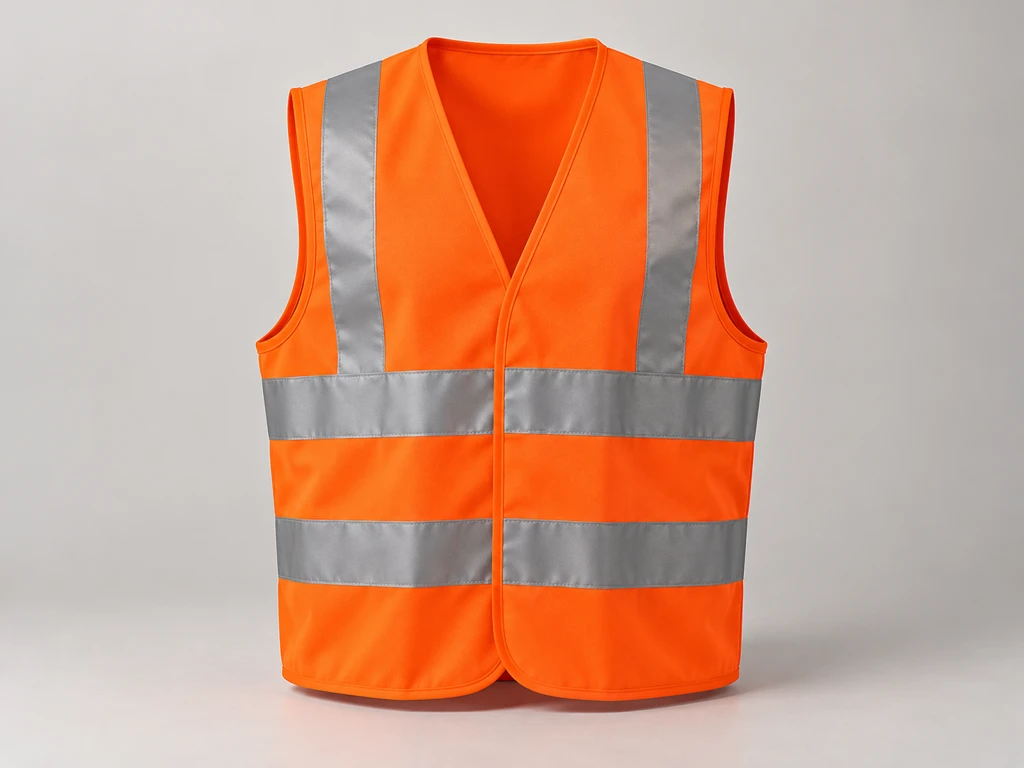 Gilet orange haute visibilité — visuel illustratif